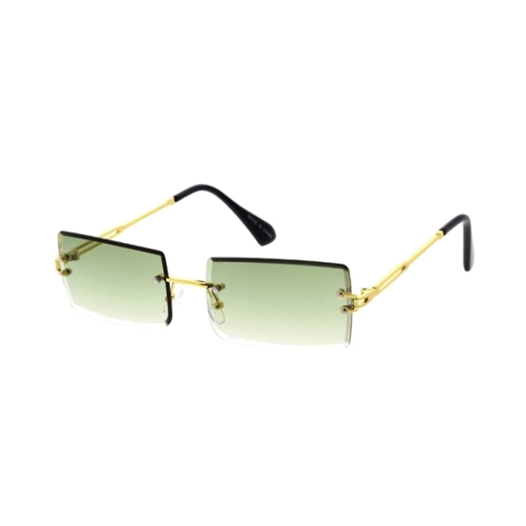 ASRTD PIA rectangle rimless sunglasses - Picture 4 of 7